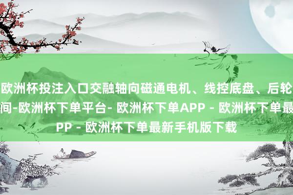 欧洲杯投注入口交融轴向磁通电机、线控底盘、后轮转向等顶端期间-欧洲杯下单平台- 欧洲杯下单APP - 欧洲杯下单最新手机版下载