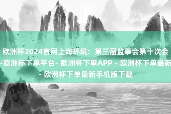 欧洲杯2024官网上海环境：第三届监事会第十次会议决策公告-欧洲杯下单平台- 欧洲杯下单APP - 欧洲杯下单最新手机版下载