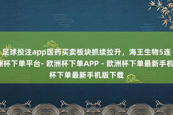 足球投注app医药买卖板块抓续拉升，海王生物5连板-欧洲杯下单平台- 欧洲杯下单APP - 欧洲杯下单最新手机版下载