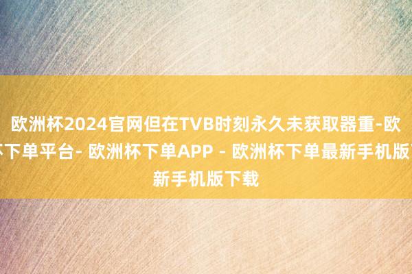 欧洲杯2024官网但在TVB时刻永久未获取器重-欧洲杯下单平台- 欧洲杯下单APP - 欧洲杯下单最新手机版下载